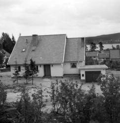 Nybyggd villa på Höjdgatan 12 i Skönsberg.