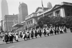 New York - United Nations Parade 5th Avenue - Norsk ungdomsl