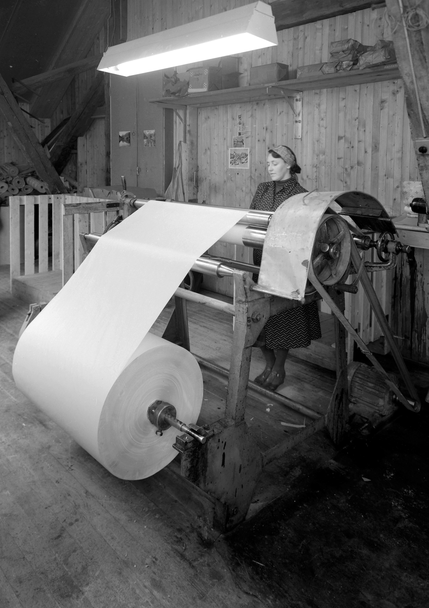 Fritz Rambech papirindustri, interiør