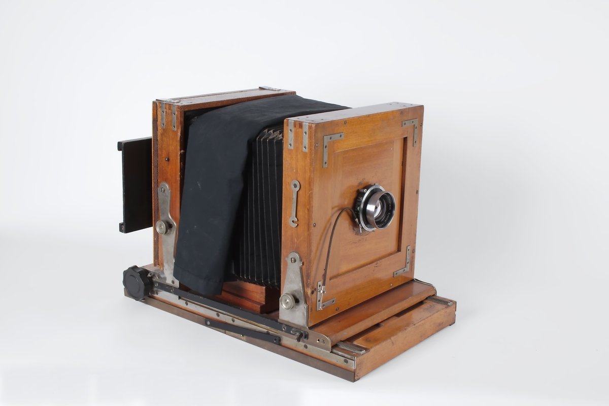 Atelierkamera, enkeltkassett med tredeling.