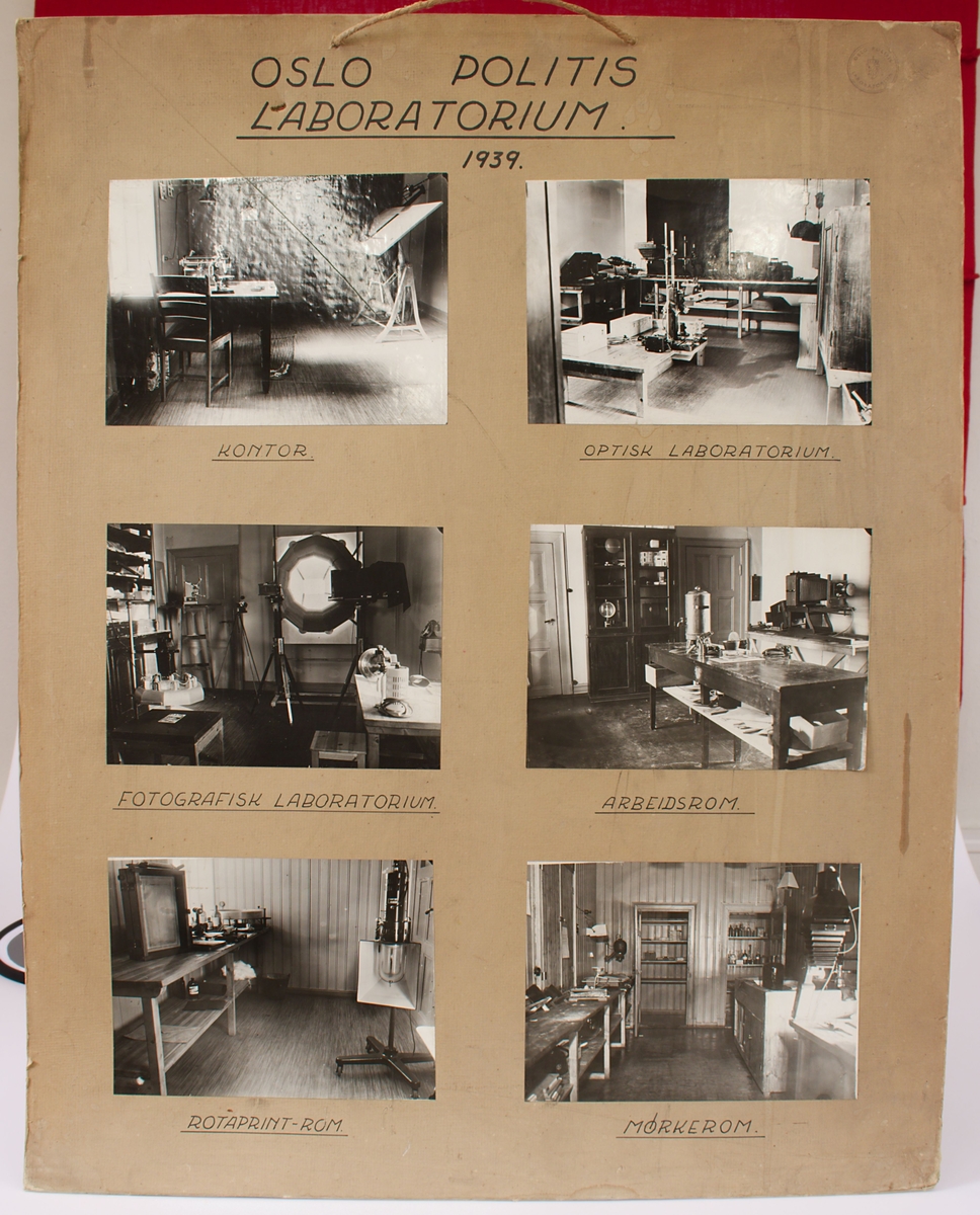 Oslo Politis Laboratorium 1939