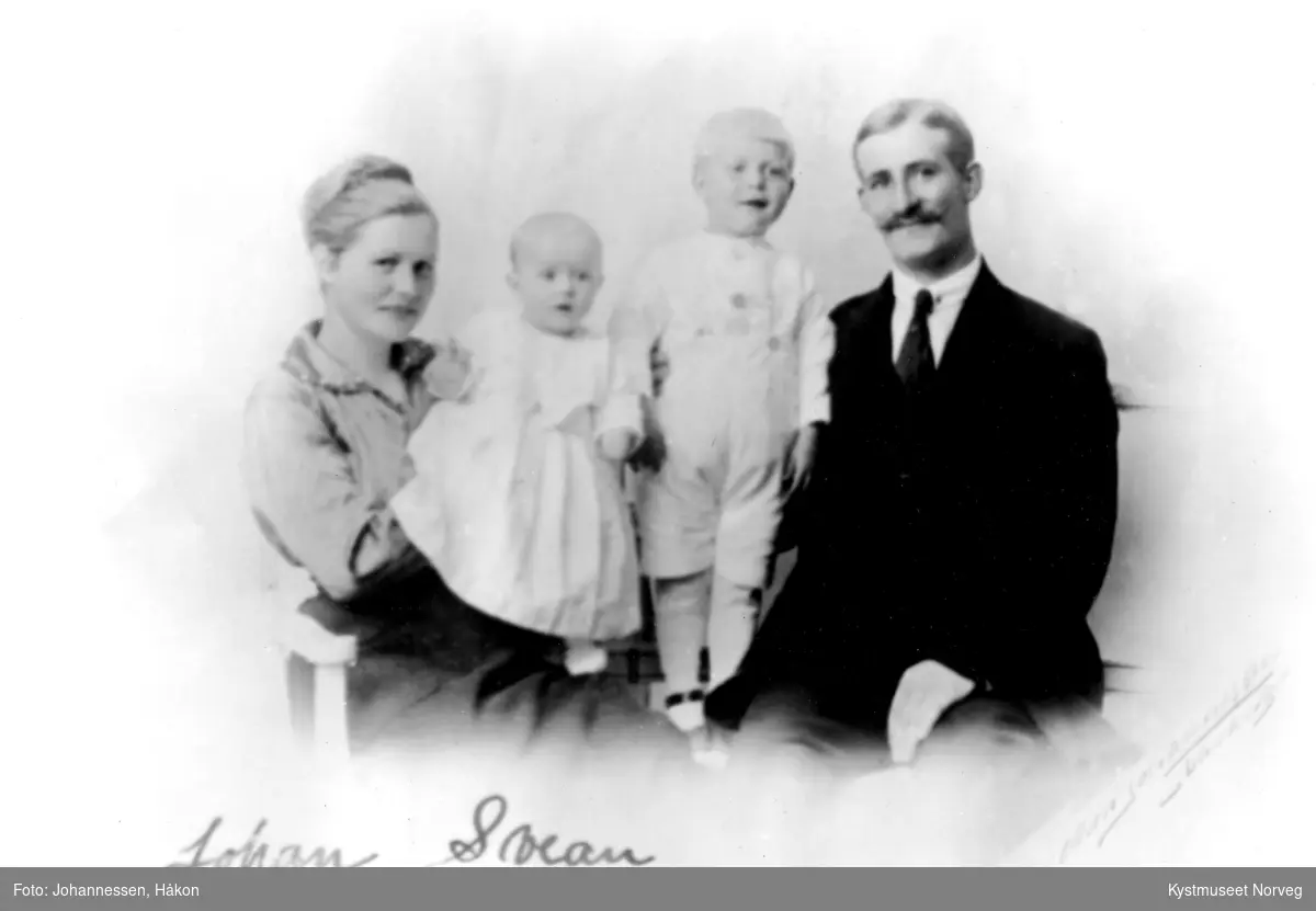 Johan Svean med familie