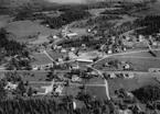 Flygfoto över Fredriksdal i Nässjö kommun, Jönköpings län. Nr: 415/1957