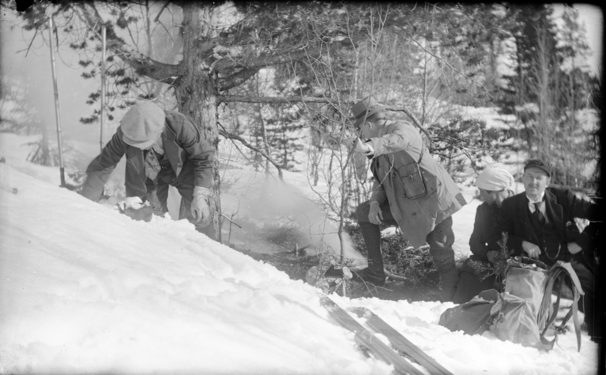 Rast på skitur