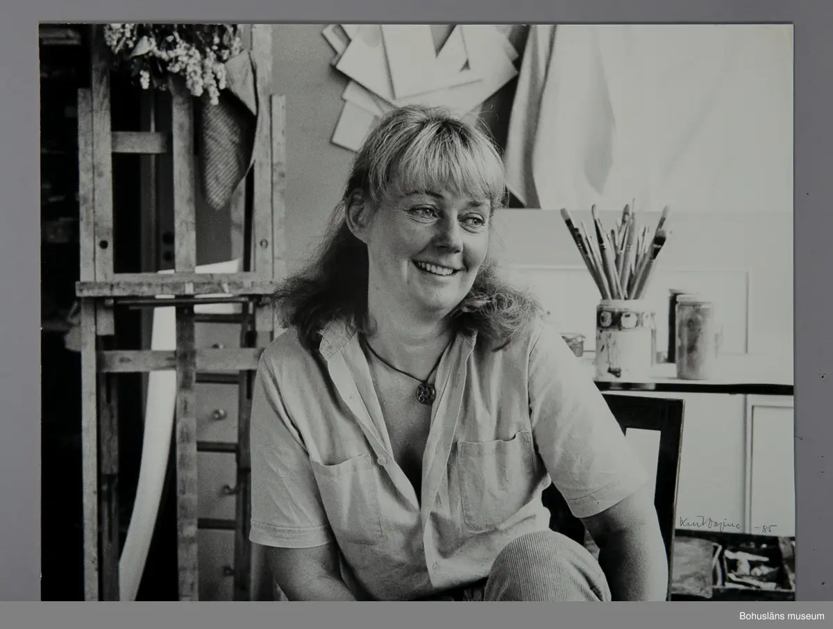 Fotografiskt porträtt Margareta Blomberg, f. 1943