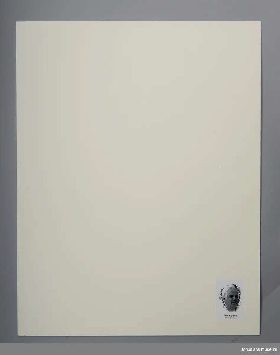 Fotografiskt porträtt Tore Kurlberg (1916 - 1998)