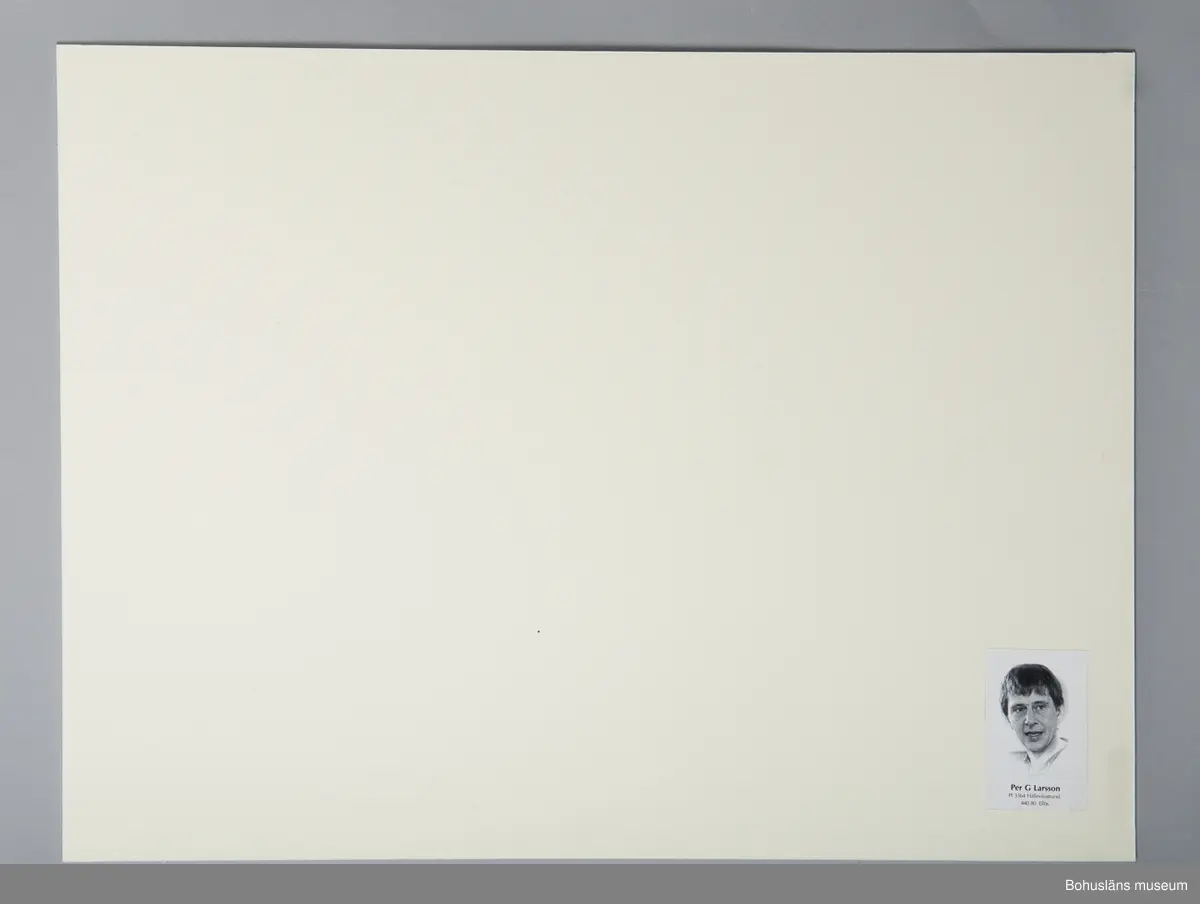 Fotografiskt porträtt Per G Larsson