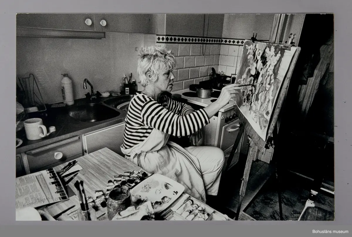 Fotografiskt porträtt Eva Ia Olsson (1932 - 2013)