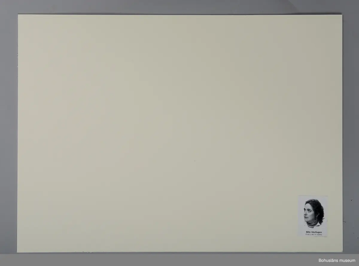 Fotografiskt porträtt Bitte Morhagen, Hjälteby