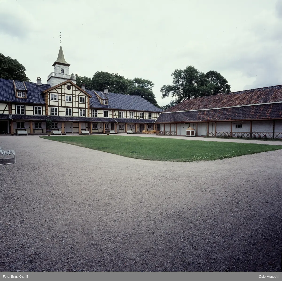 Frogner hovedgård, Oslo Bymuseum, gårdsplass
