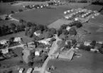 Flygfoto över Myresjö i Vetlanda kommun, Jönköpings län. Nr: 437/1957