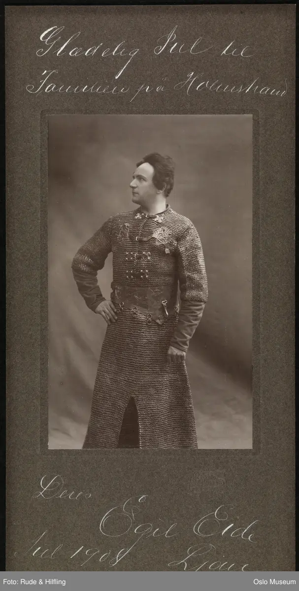 portrett, mann, skuespiller, rollebilde, stående knefigur, kostyme