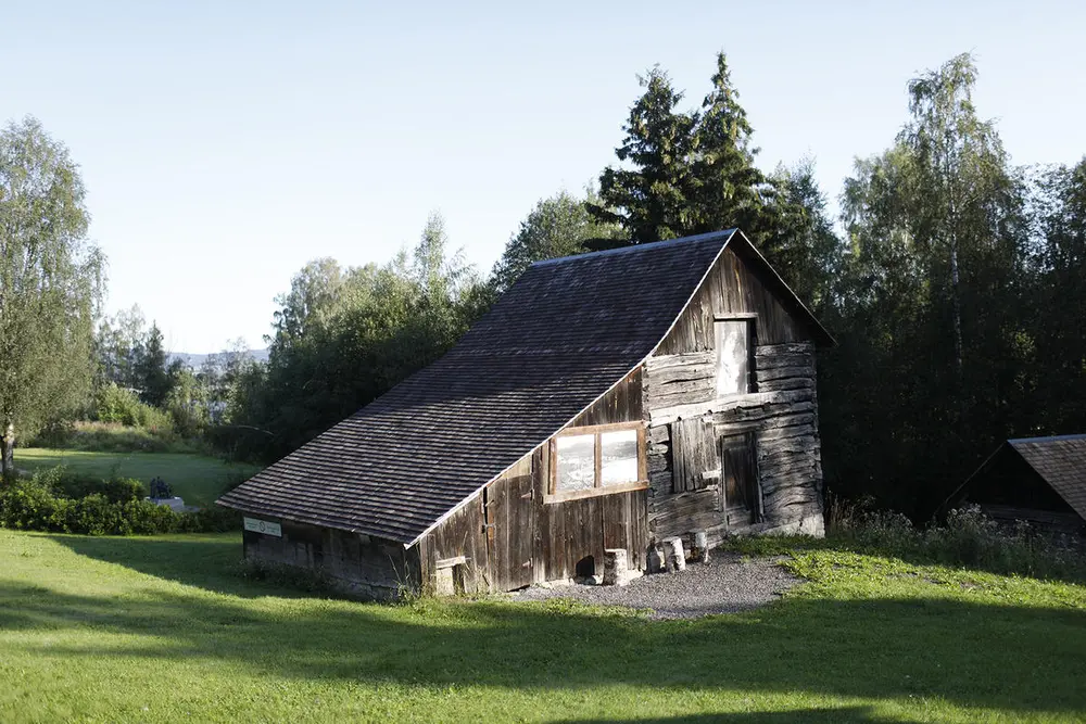 Låven ute på friluftsmuseet