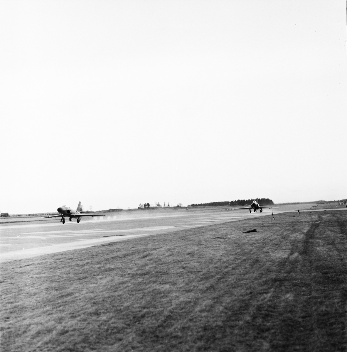 Lansen A 32, Ärna flygfält, Uppsala 1961