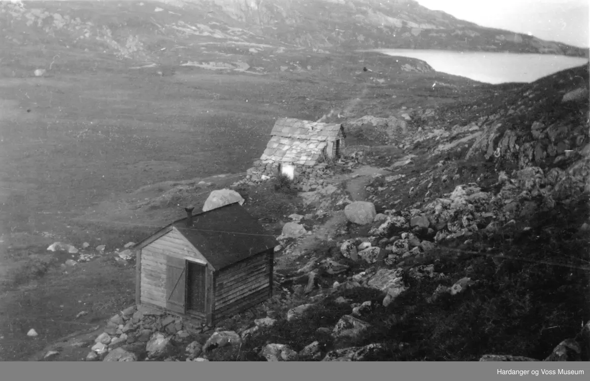 Landskapsbilete, seter -Hardanger og Voss Museum / DigitaltMuseum