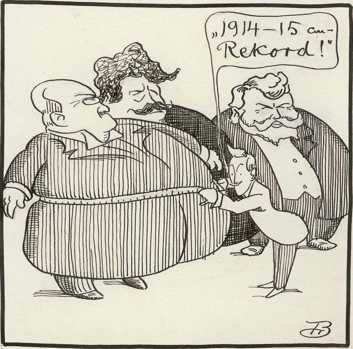 karikatur, mann, episode
