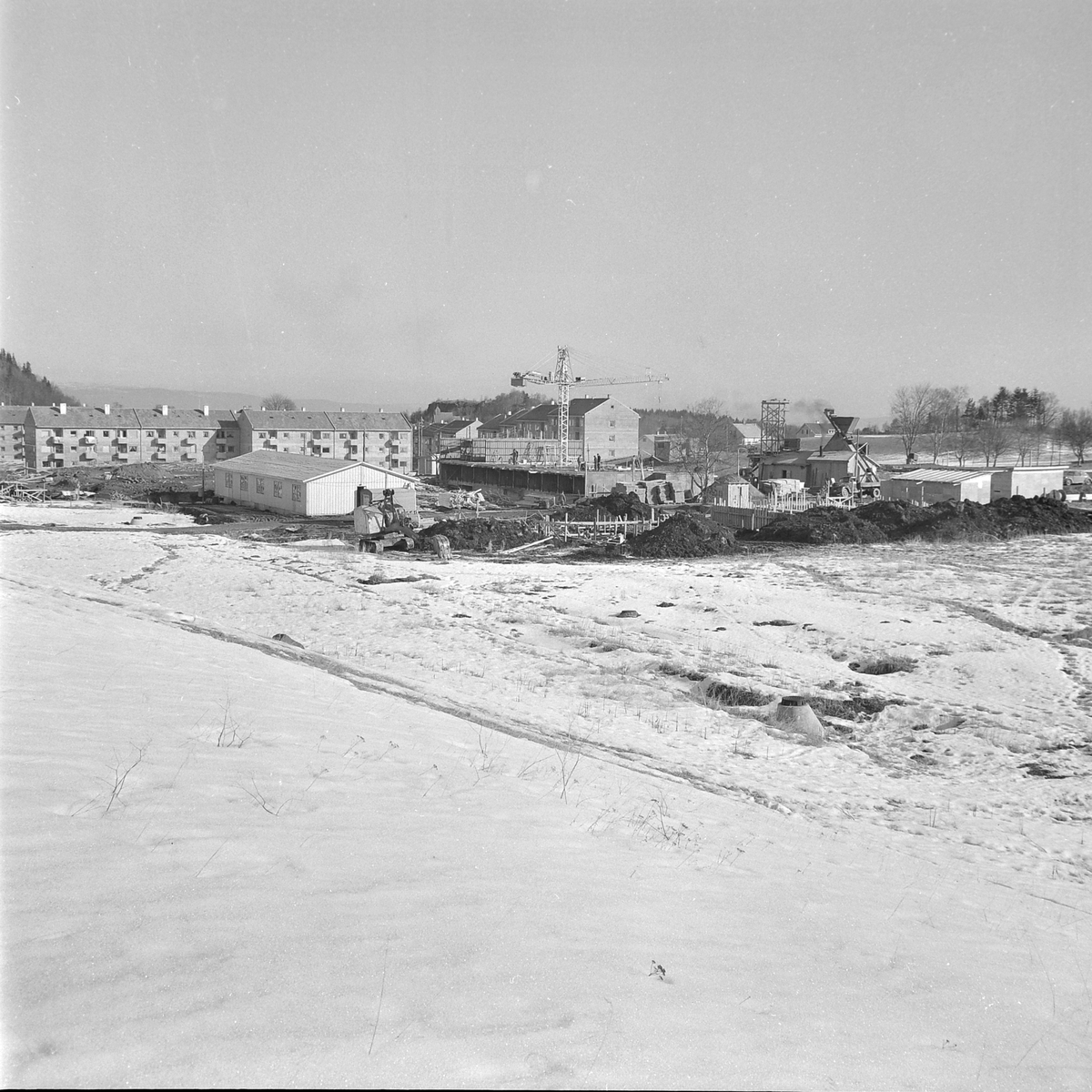 Byggearbeid ved Nyborg