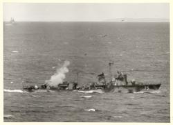 Jagaren Munin ombyggd till fregatten Munin (under au-raket-s