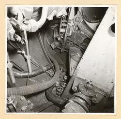 Torpedrum."Under durk"SB sida min.spt.65-67 sett förifrån.