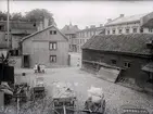 Innergård vid Trädgårdsgatan 4 (Lilla Trädgård) och Västra Storgatan 15 i Jönköping.