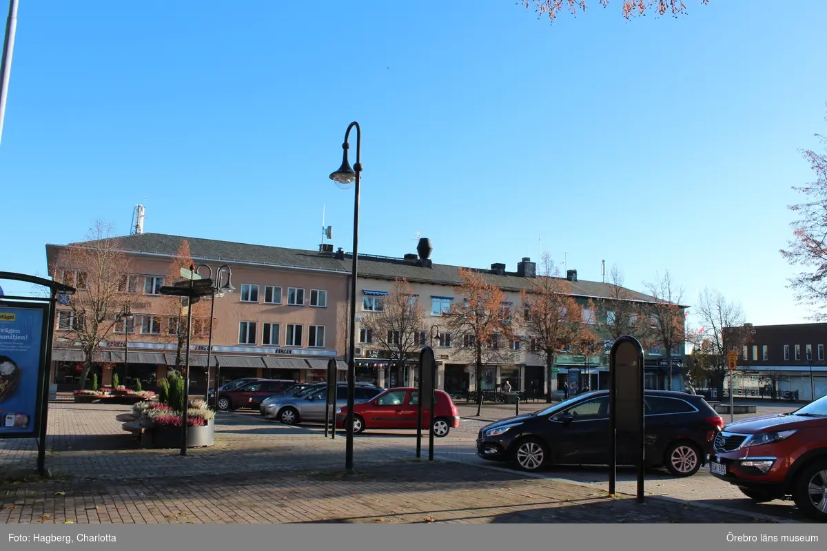 Centrum. Fasanen 4, Fasanen 6, Kajan 9, Kajan 10, Kajan 11 (Torget). Inventering av kulturhistorisk bebyggelse I Karlskoga tätort