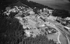 Flygfoto över Hjältevad i Eksjö kommun, Jönköpings län.  Nr: 125/1959