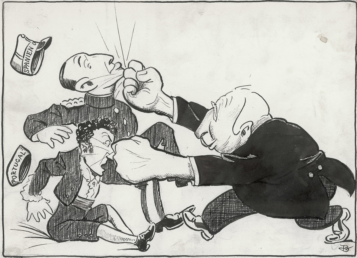 karikatur, mann, episode