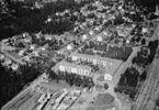 Flygfoto över Mariannelund i Eksjö kommun, Jönköpings län.  Nr: 129/1959