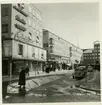 Västerås. Torggatan - nuvarande Sigmatorget - mot söder, från korsningen Smedjegatan. C:a 1960.