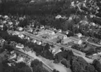 Flygfoto över Norrahammar i Jönköpings kommun.  Nr: 258/1959
