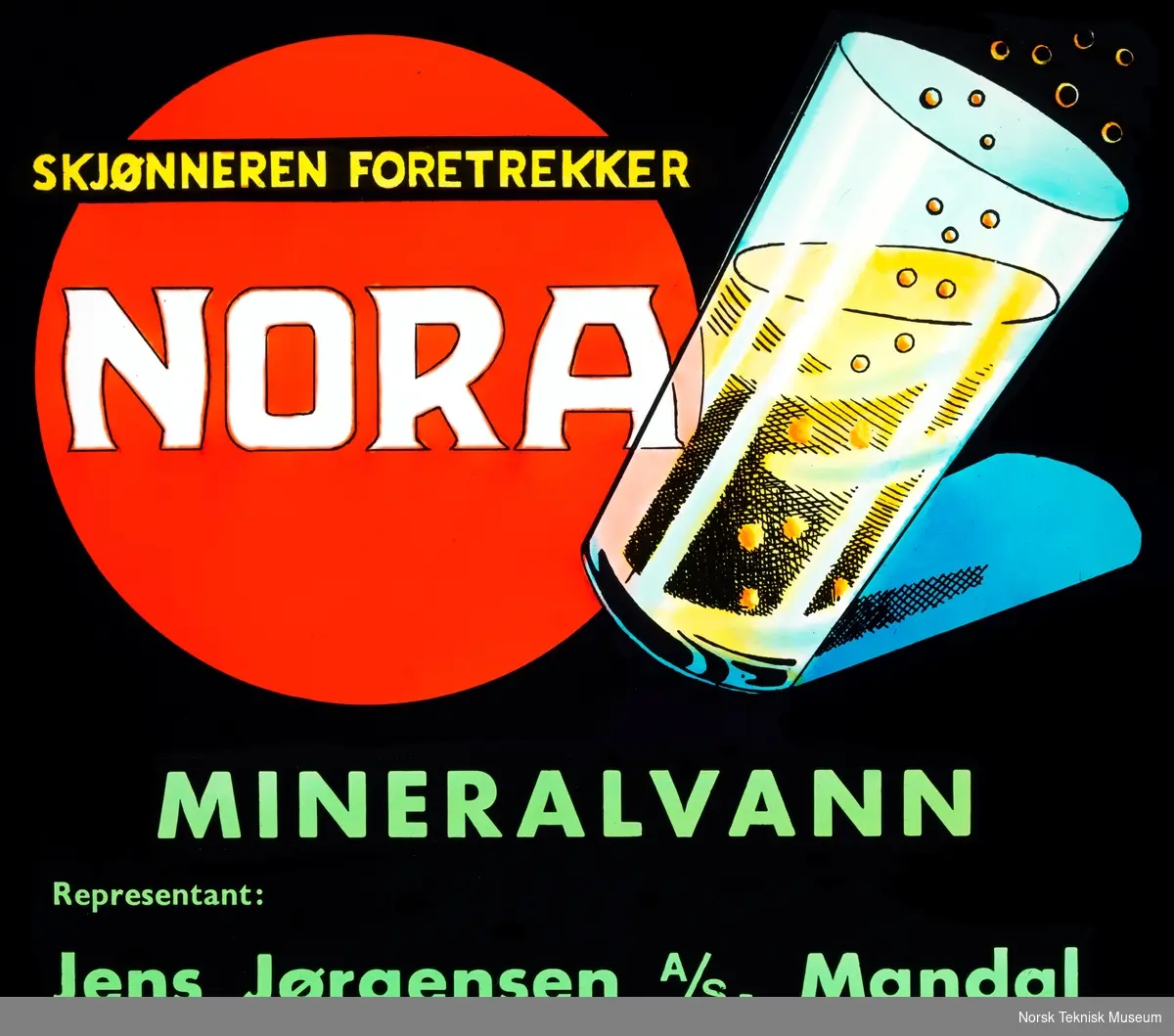 Kinoreklame for Nora mineralvann