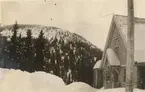 Vinterlandskap, fotografi tagit i samband med vinterövningar för elever på Krigsskolan Karlberg, troligen i Åre.