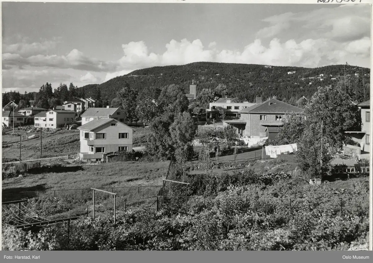 villabebyggelse, hager, kulturlandskap