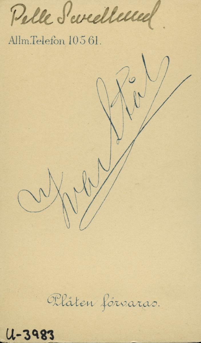 Pelle Swedlund.