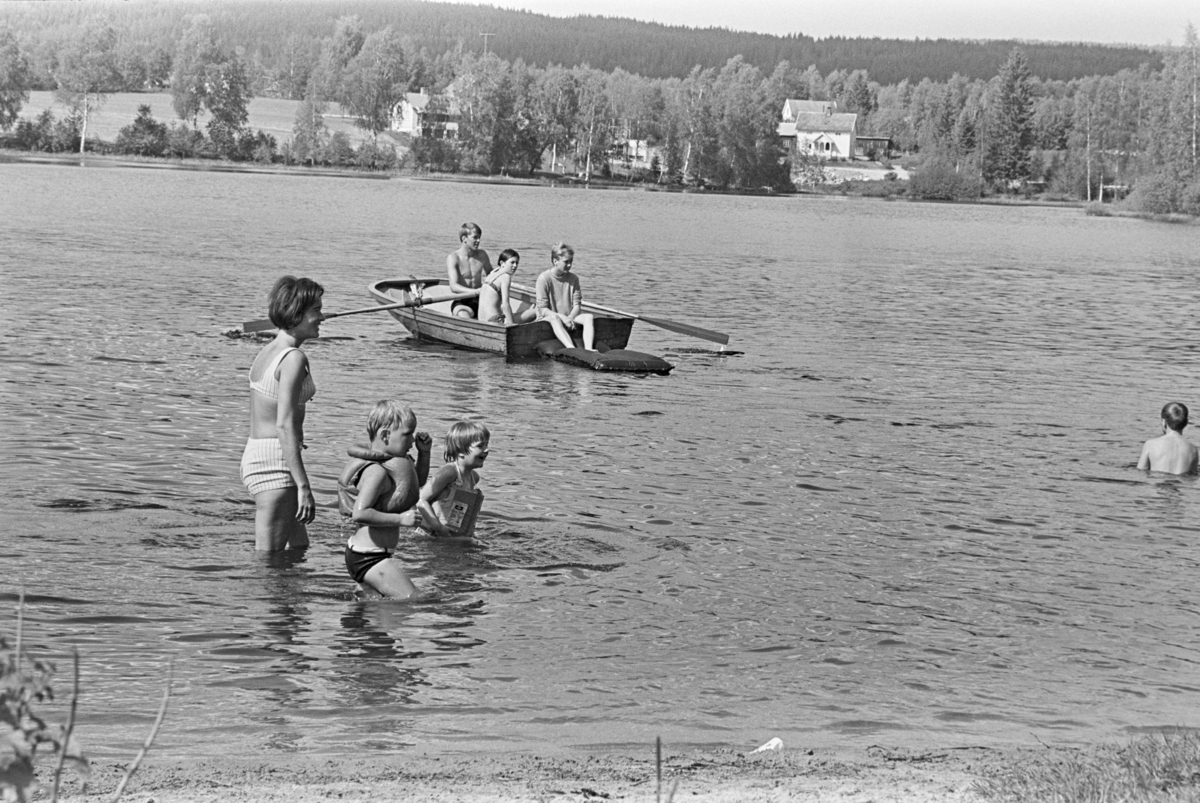 Sagtjernet, badeliv, Elverum.