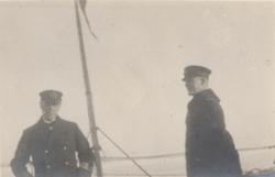 Text i fotoalbum: "Arnberger, "Sverige", Palm".