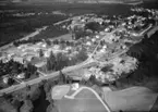 Flygfoto över Forsheda i Värnamo kommun, Jönköpings län. Nr: 152/1960