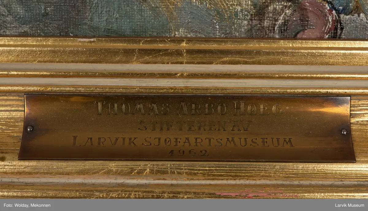 Thomas Arbo Høeg stifteren av Larvik Sjøfartsmuseum
