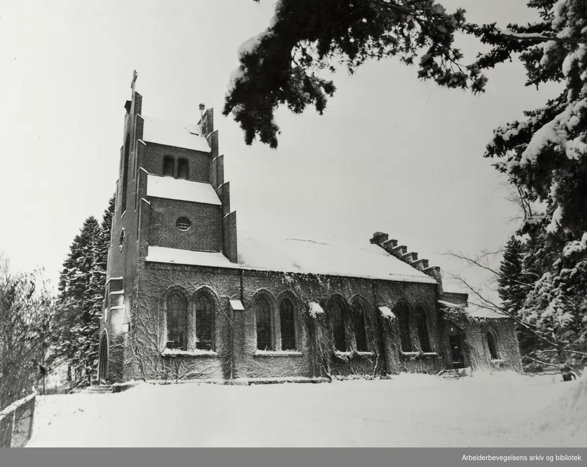 Nordstrand kirke. Desember 1978