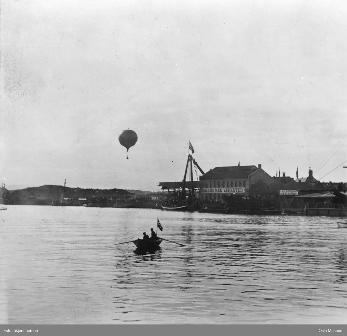 fjord, robåt, Akers mek. Verksted, luftballong