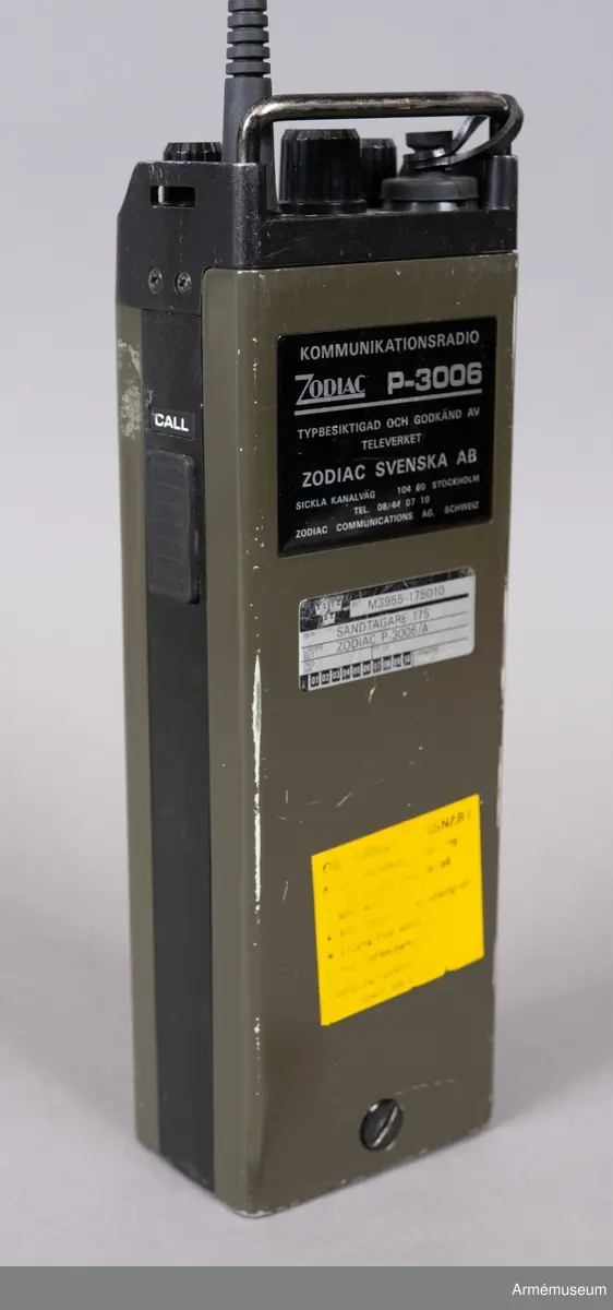 2 st Ra 175. Ursprungligen en civil "PR-radio” omtrimmad till 30 MHz. Lätt, bärbar och batteridriven station. Har använts inom hemvärnet och armén som skjutfältsradio där den särskilt uppskattades på grund av sin användarvänlighet och lätthet. Införd och använd under 1980-talet. Apparaten ska då vara godkänd men användaren behöver inget tillstånd. Ej krypterad och kan störas och avlyssnas. Ultrakortvågsradio som ersatte och kompletterade den tyngre och otympligare Ra 122.