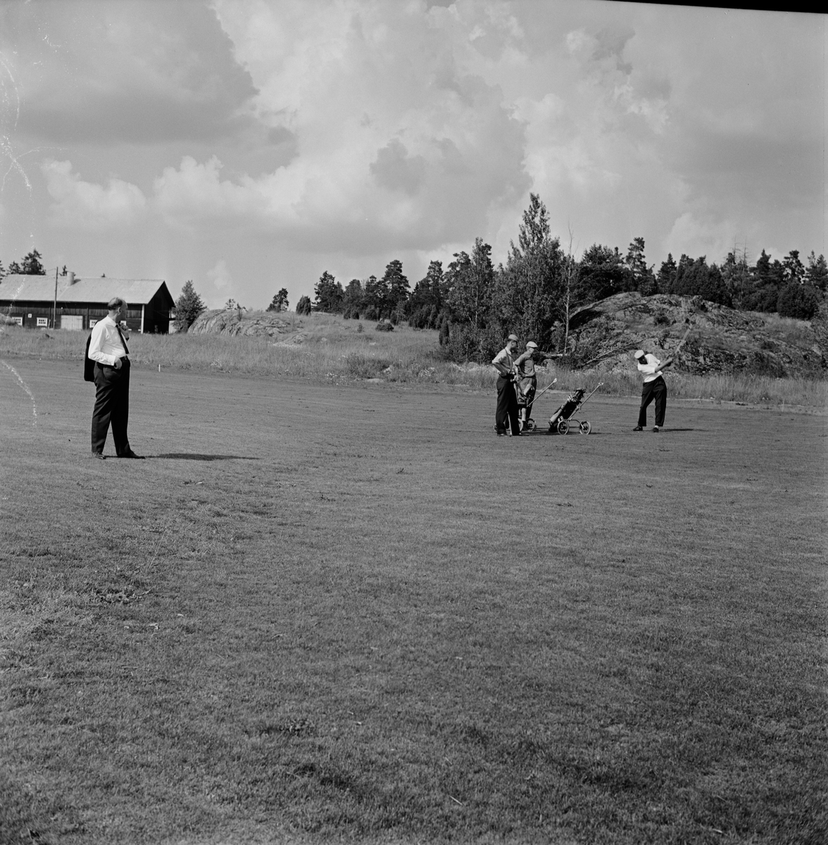 Upsala Golfklubb, ny golfbana, Håmö gård, Läby socken, Uppsala 1964