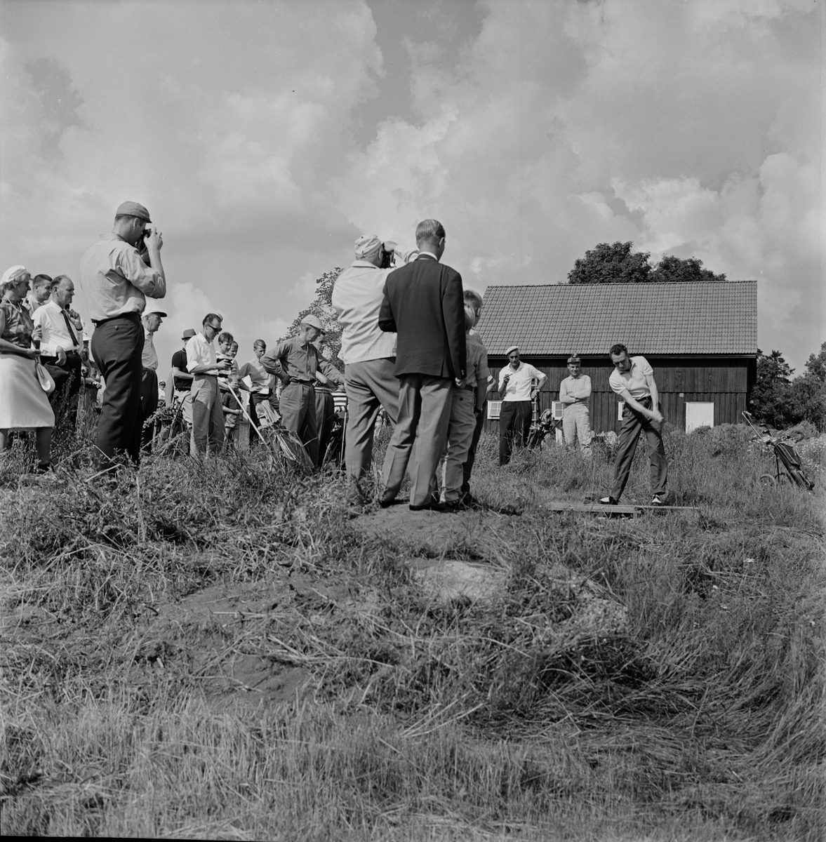 Upsala Golfklubb, ny golfbana, Håmö gård, Läby socken, Uppsala 1964