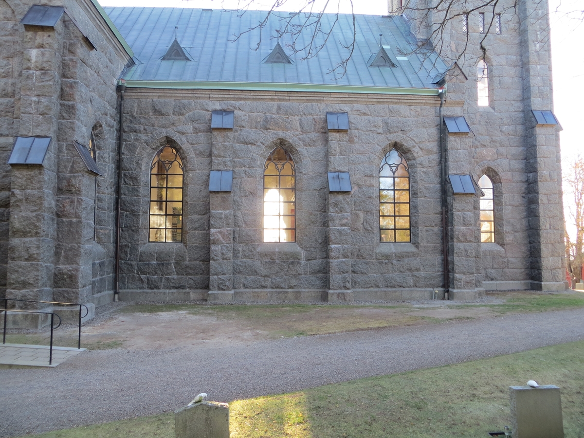 Exteriör, Vallsjö nya kyrka i Sävsjö kommun.