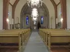 Interiör från Nässjö nya kyrka i Nässjö stad och kommun.