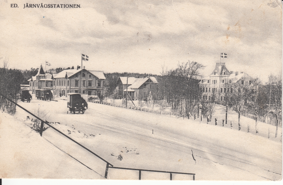 Dalsland. "Ed. Järnvägsstationen"