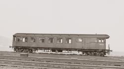 Personvogn BFo2c nr. 18021 på Trondheim stasjon