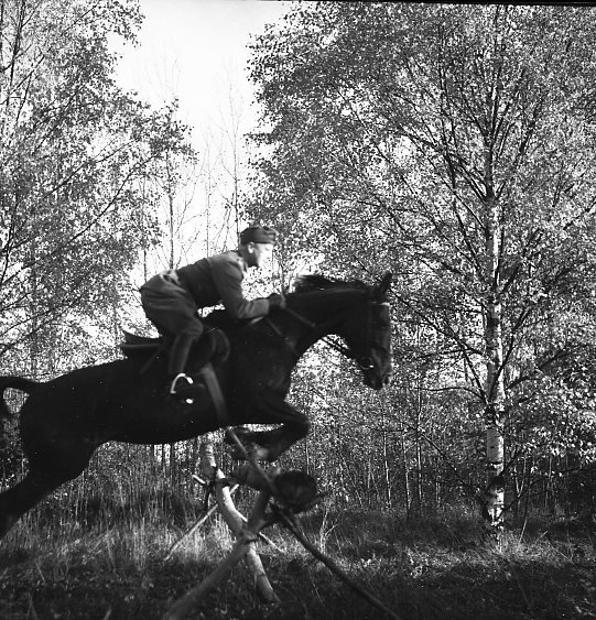 Nyberg, Sigfrid. Överfurir, A 6. Hinderhoppning.