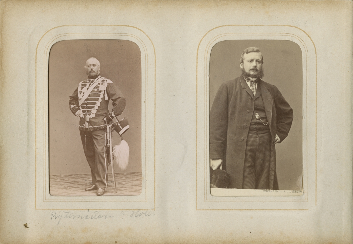 Porträtt av Carl Johan Reinhold Uggla, kapten vid Värmlands regemente I 22.