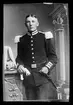 Reprofotografi - J A Andersson från Annö i uniform, Uppland